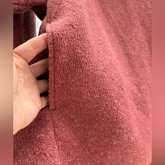Nike Therma Funnel Neck Sweatshirt Fleece Pullover Large Burgundy Mauve - Picture 12 of 16